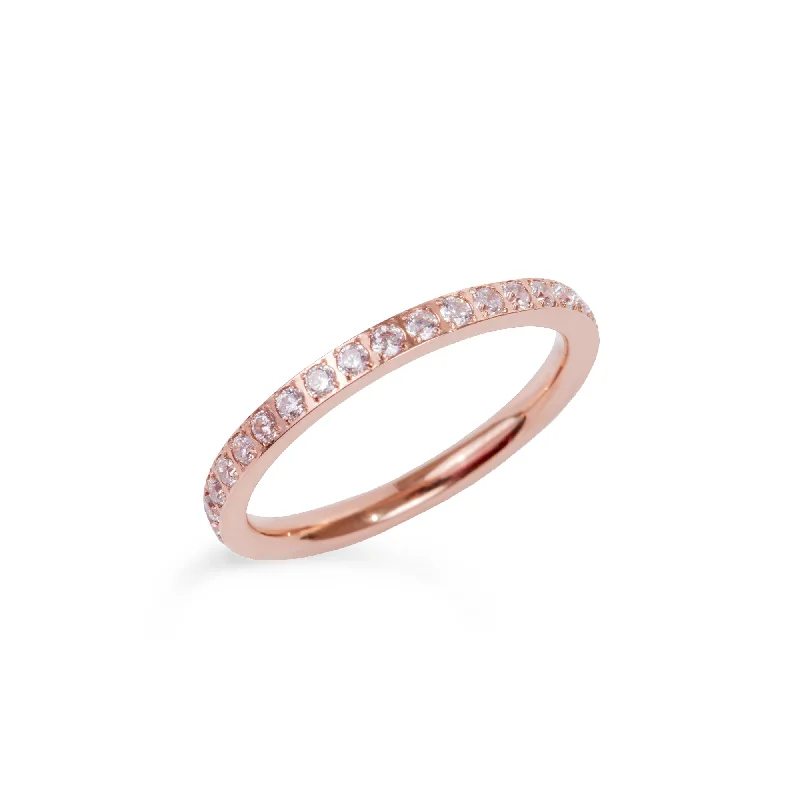 women’s multi-stone ring-Eternity ring