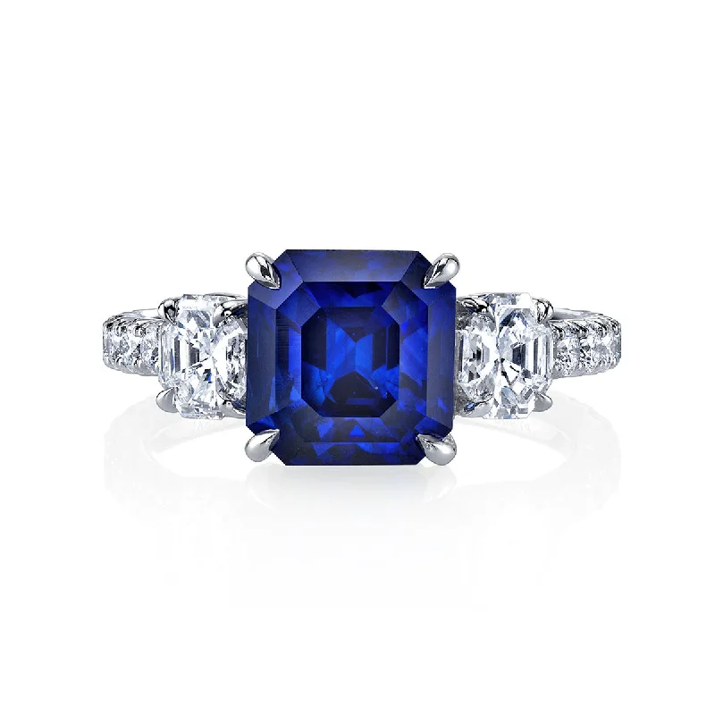 Sapphire and Diamond Ring