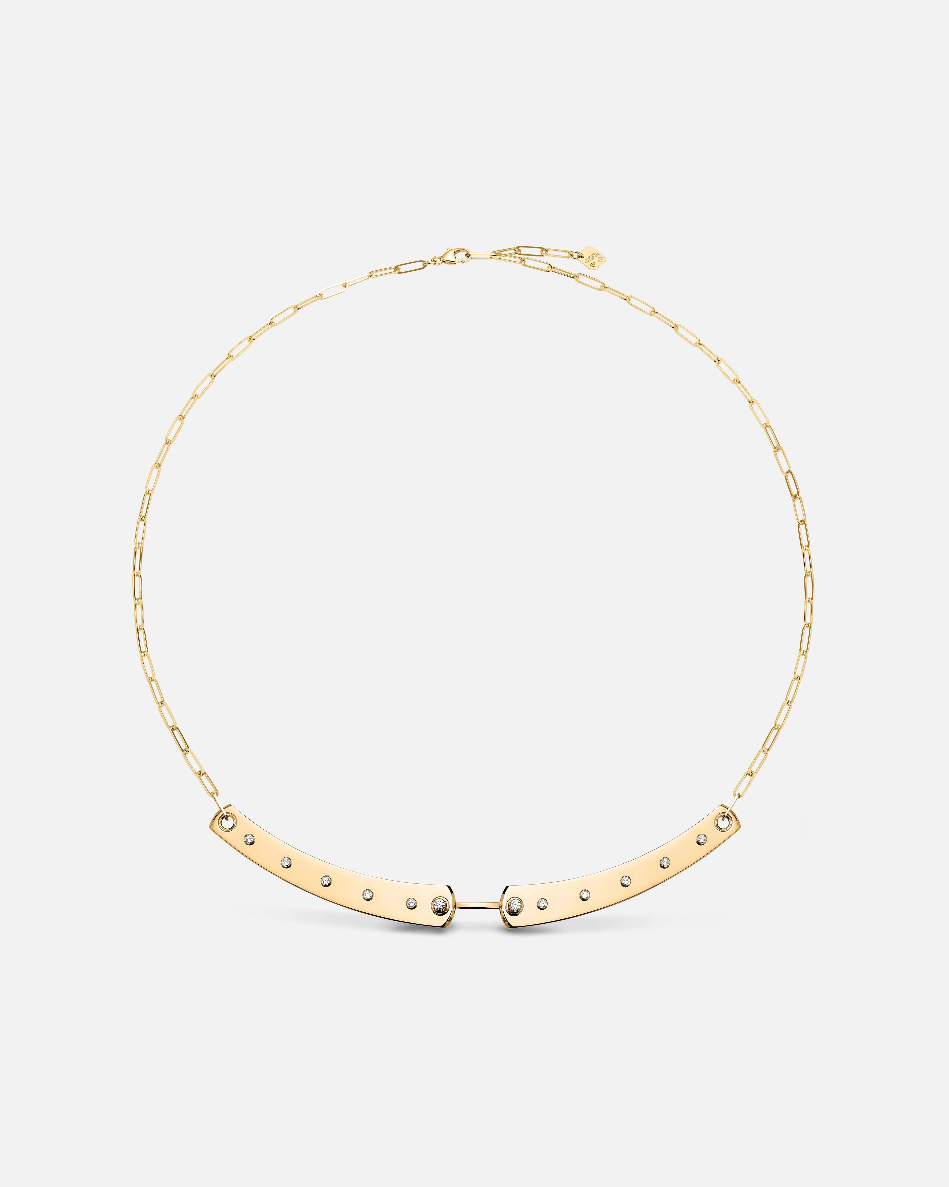 women’s boho necklace-Brunch in NY Mood Necklace in Yellow Gold