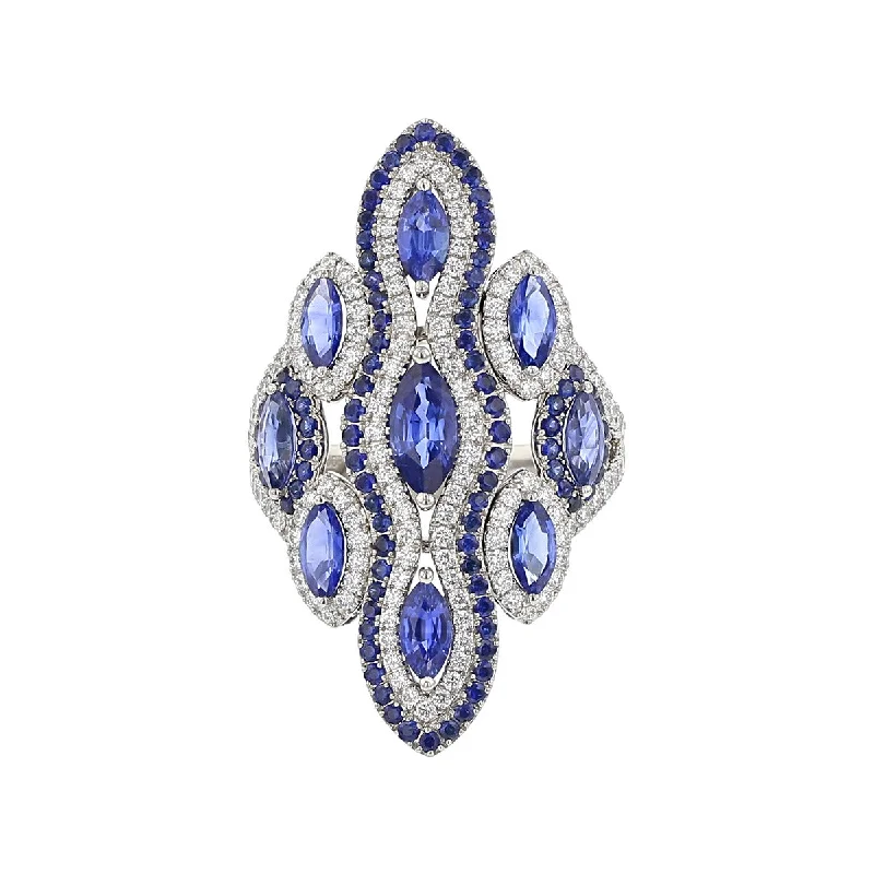 Bella Linda Sapphire and Diamond Ring