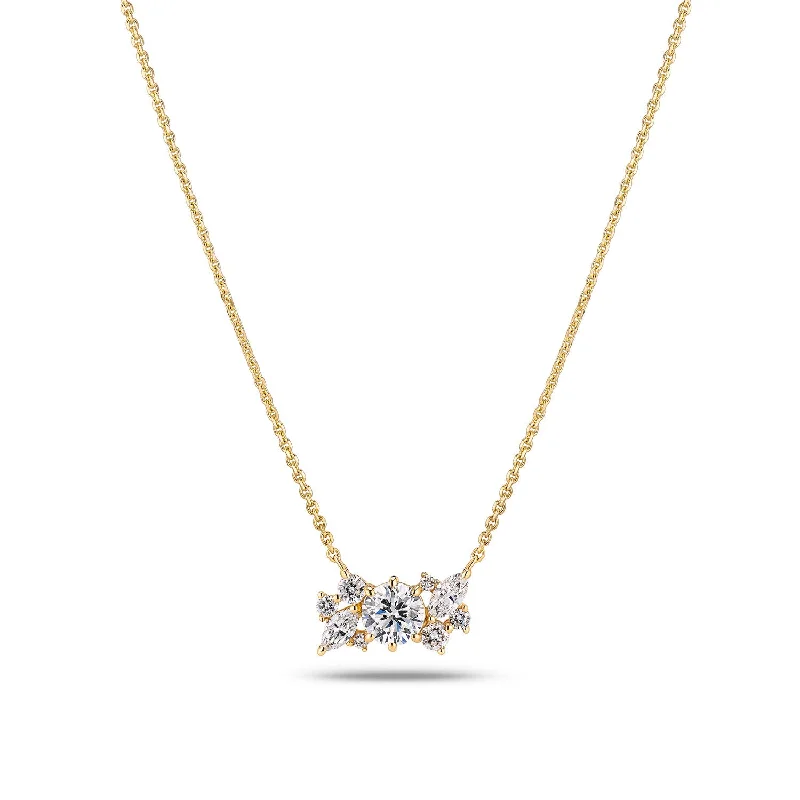 women’s zodiac necklace-Necklace Lovere - with lab-grown diamonds