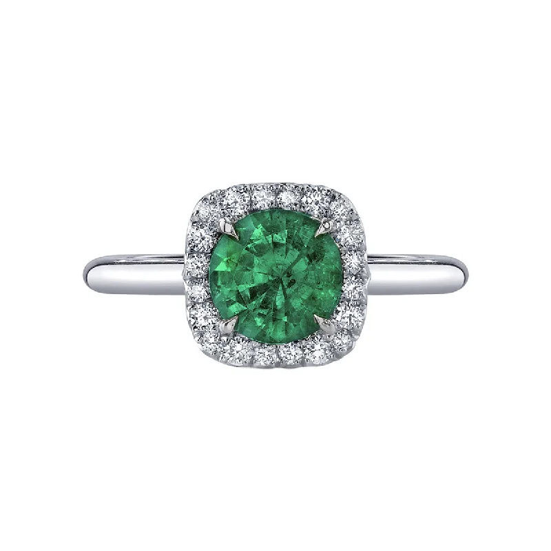 Emerald and Diamond Ring