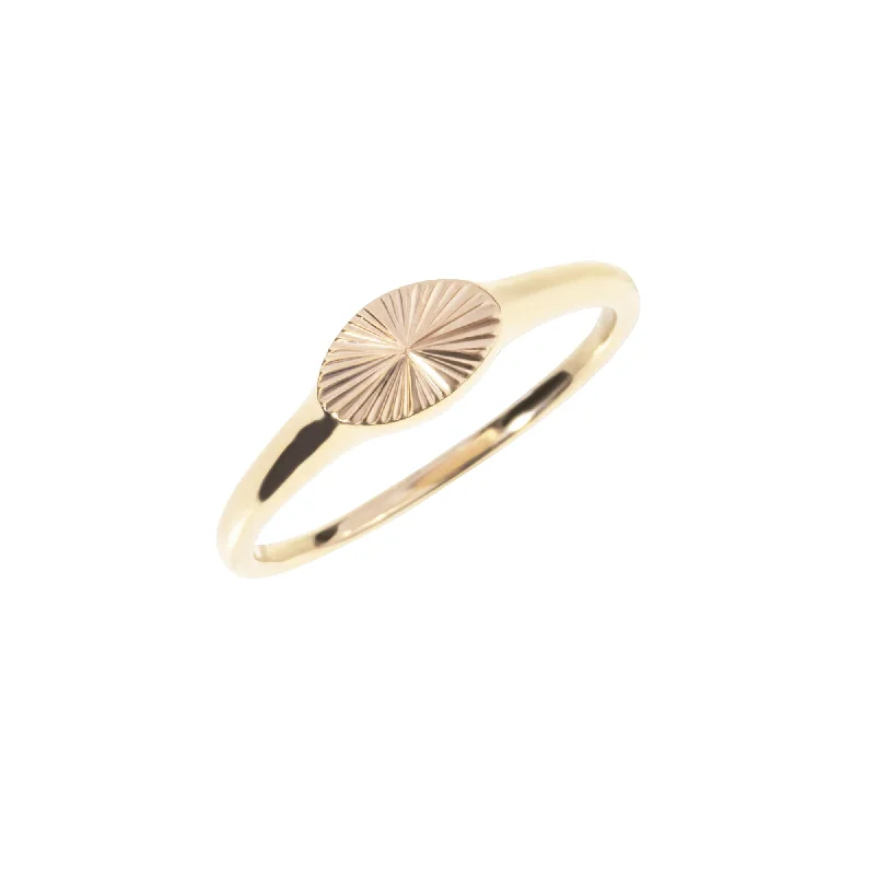 women’s minimalist ring-Soleilo Ring