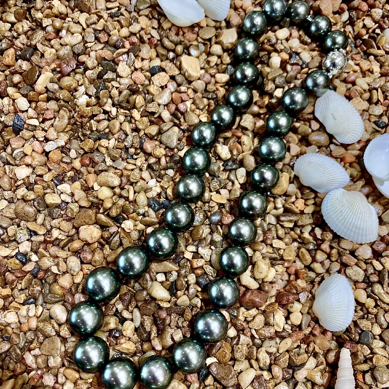 women’s vintage pendant necklace-Tahitian Pearl Necklace