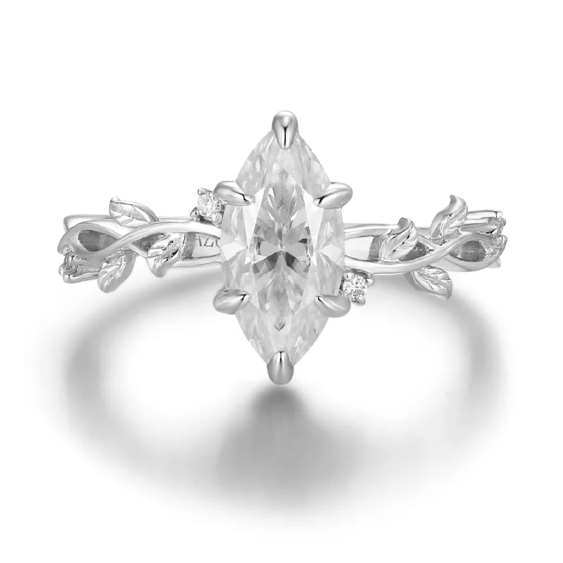 women’s fashion ring-Everlasting Marquise Moissanite Ring©