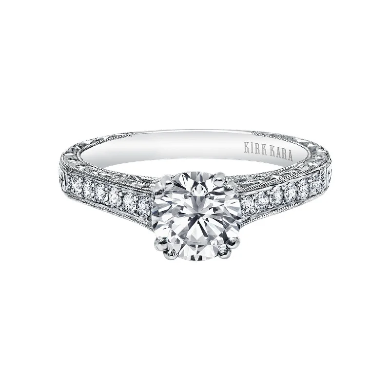 Handcrafted Filigree Diamond Ring Setting