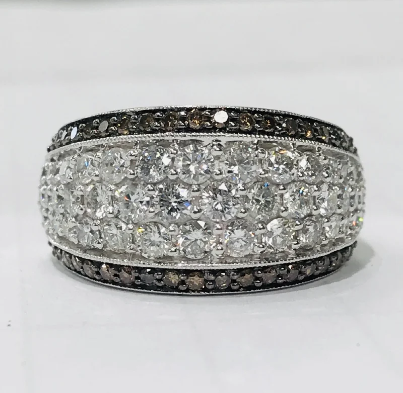 KALLATI White Gold "Coco Kallati" 2.00ct Coco and White Diamond Ring