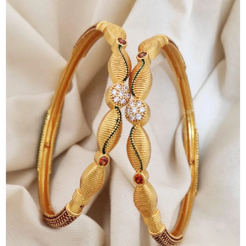 women’s antique engagement rings-women’s adjustable bangle-SP Jewellery Gold Plated Austrian Stone Bangle Set