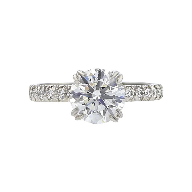 Artisan Pave French Cut Brilliant Diamond Ring