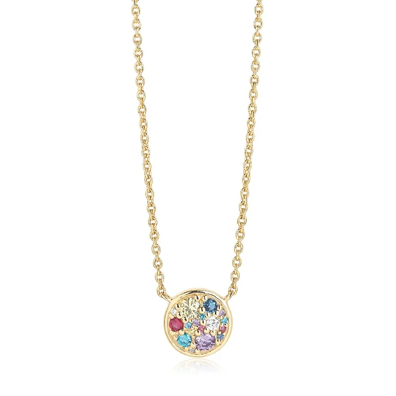 women’s diamond heart necklace-Necklace Novara