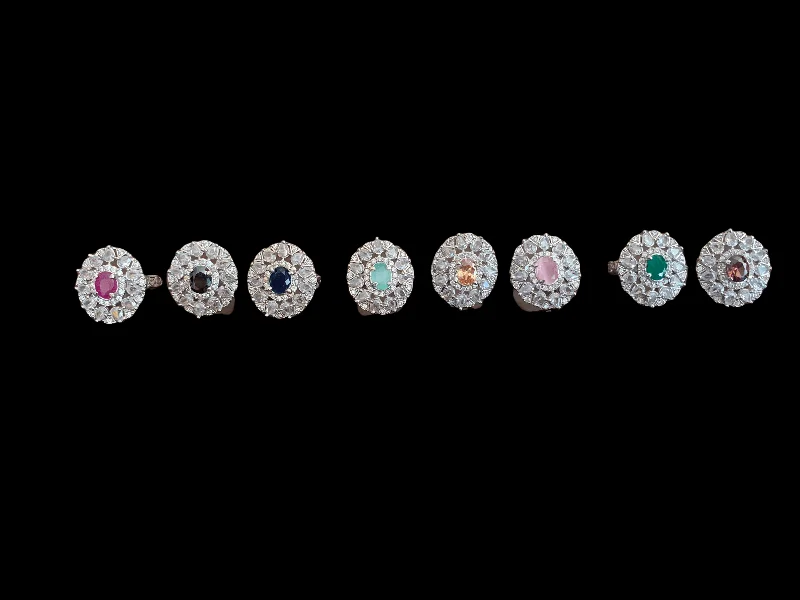 women’s cocktail ring-DJR32 Cz rings ( READY TO SHIP )