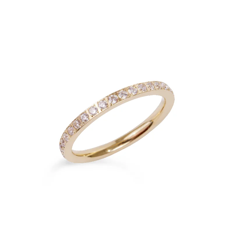 women’s boho ring-Eternity ring