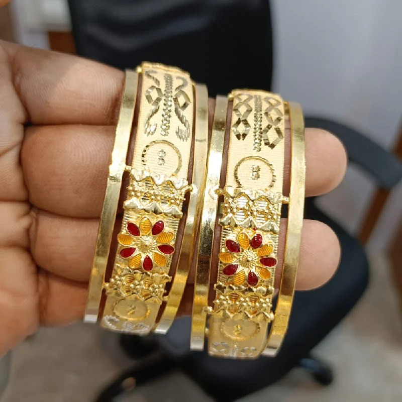 women’s antique engagement rings-women’s adjustable bangle-Pari Art Jewellery Forming Bangle Set