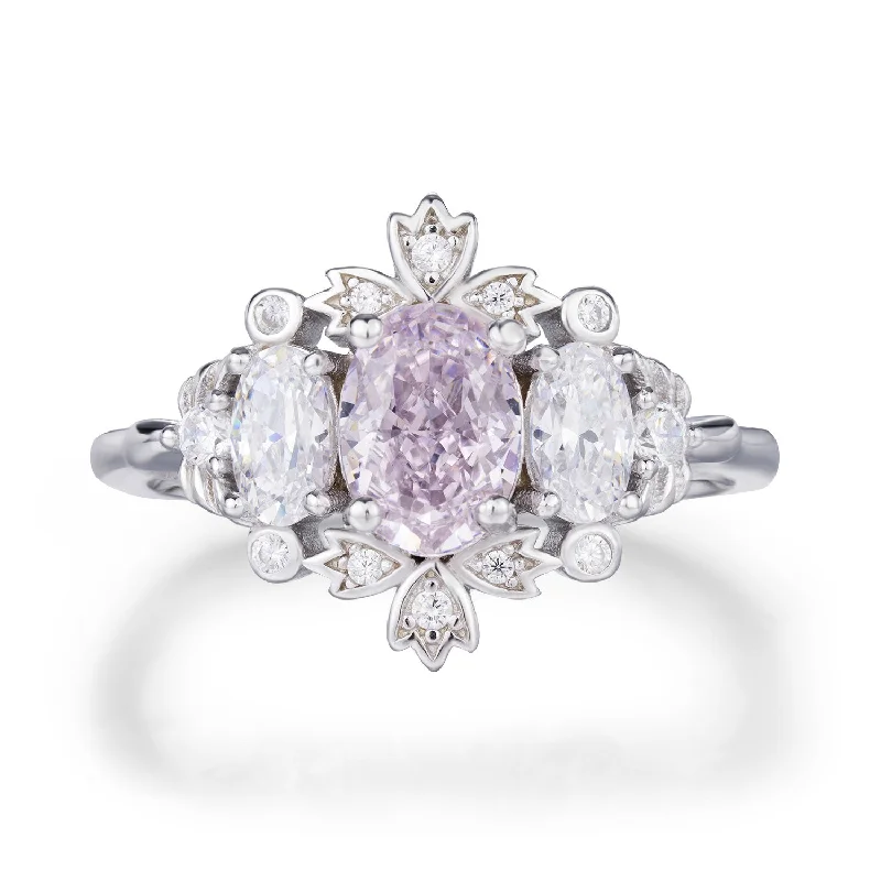 women’s round ring-Lilyshade Morganite Ring