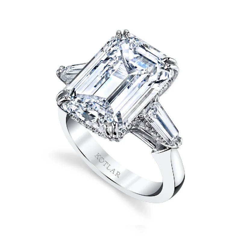 The Vault Emerald Cut Diamond Ring